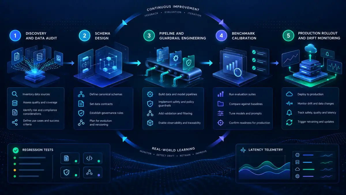 AI Engineering Lifecycle and Golden Test Calibration Loop