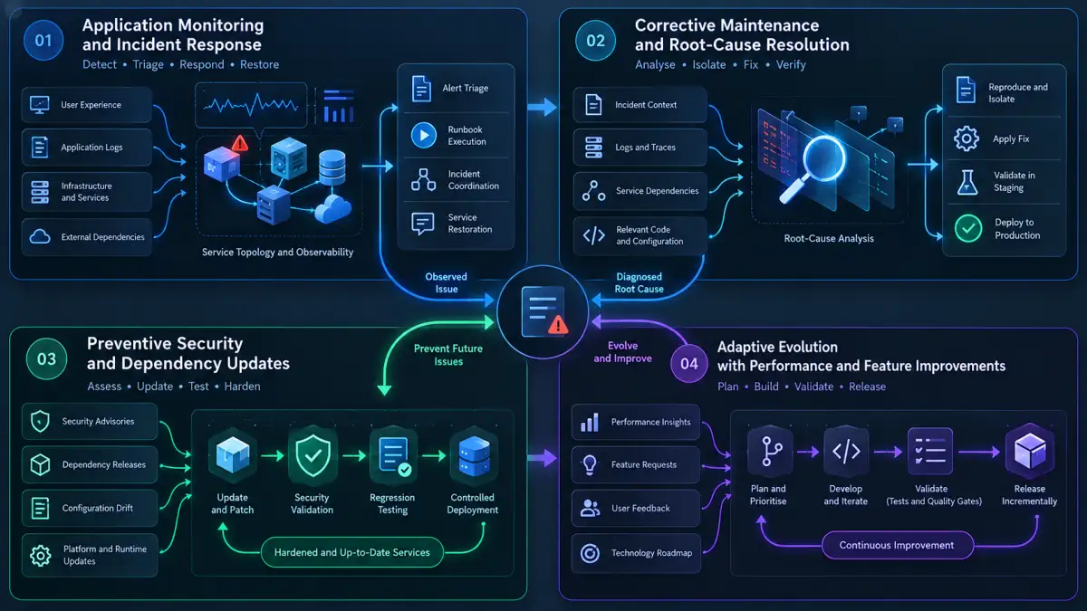 4 Tiers of Enterprise Software Maintenance & Evolution
