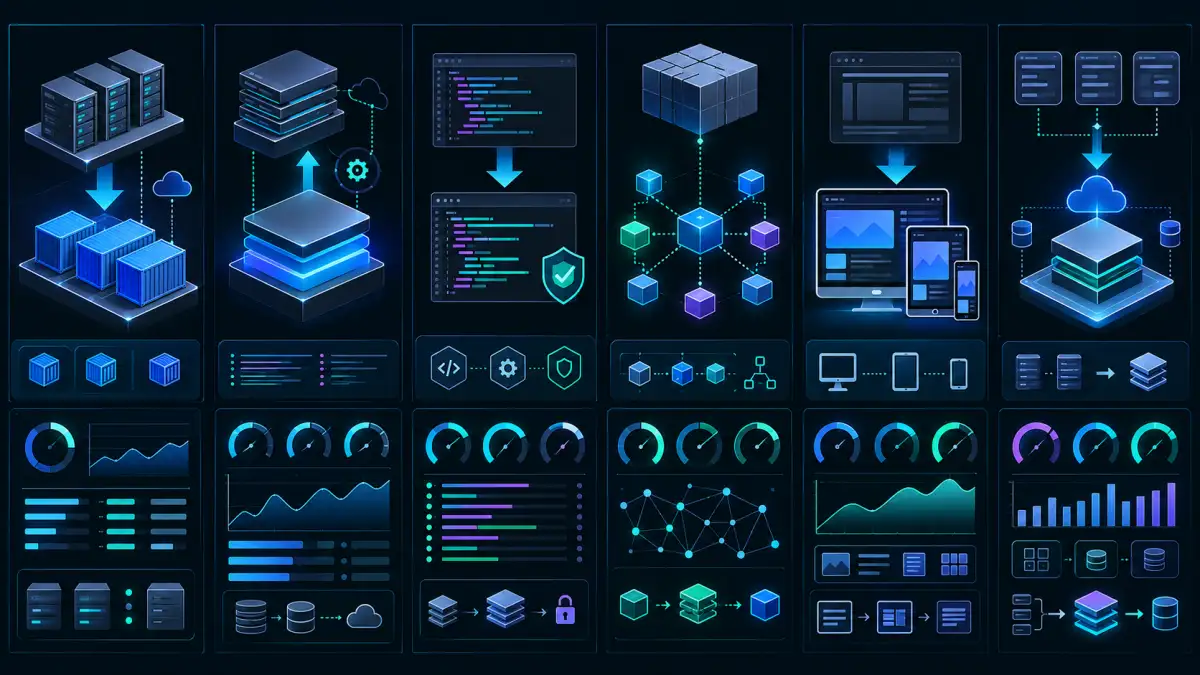 6R Enterprise Software Modernization Strategy Matrix
