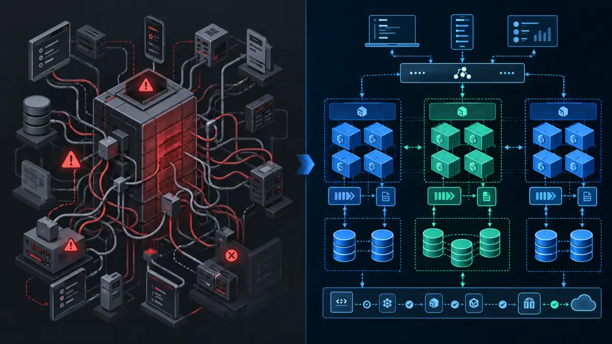 Aging Monolith Trap vs Rudram Modular Target Architecture
