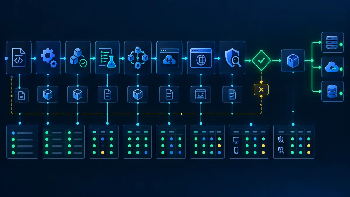 Continuous Integration Automated Test Execution Pipeline and Quality Gate Architecture