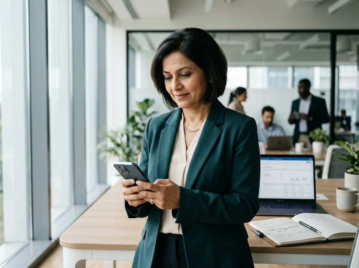 Professional education and customer relationship manager using WhatsApp business communication